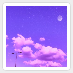 Pink Clouds Sticker